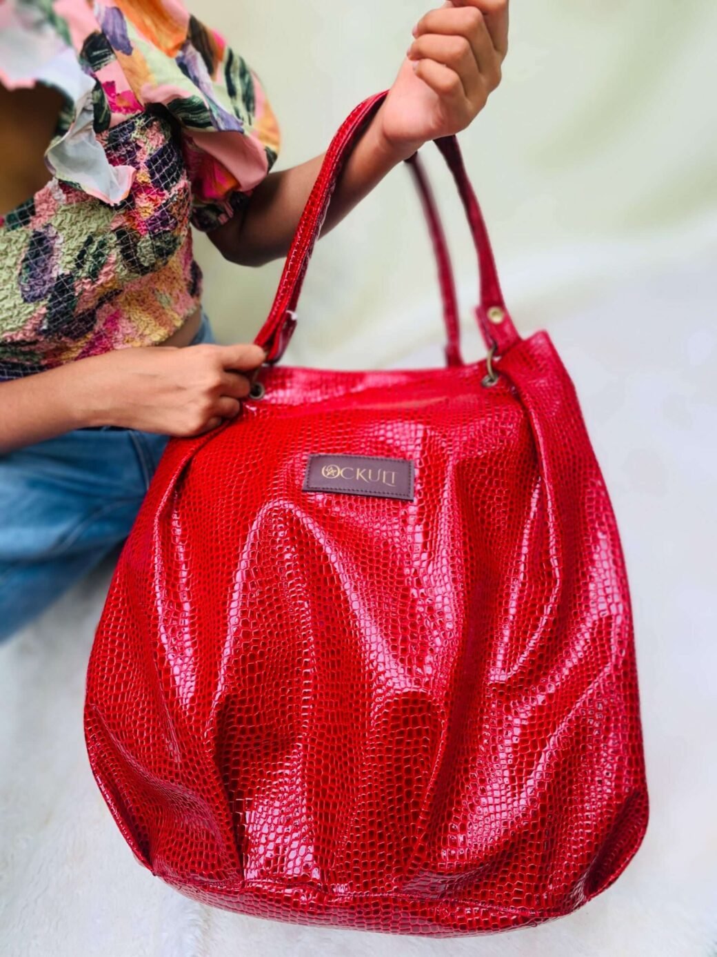 Large Cr Red Bag