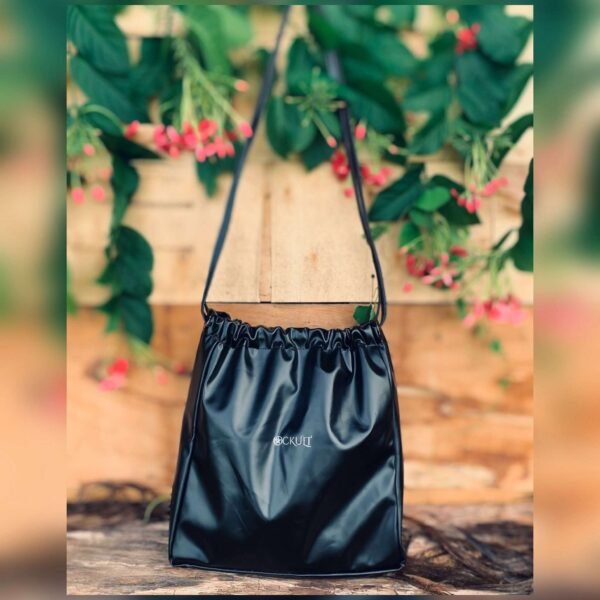 Black Strap Side Bag