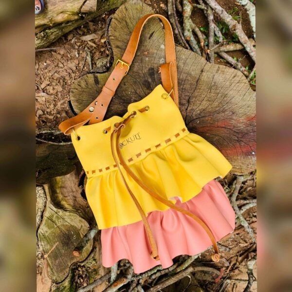 mix Color Strap Wave Bag