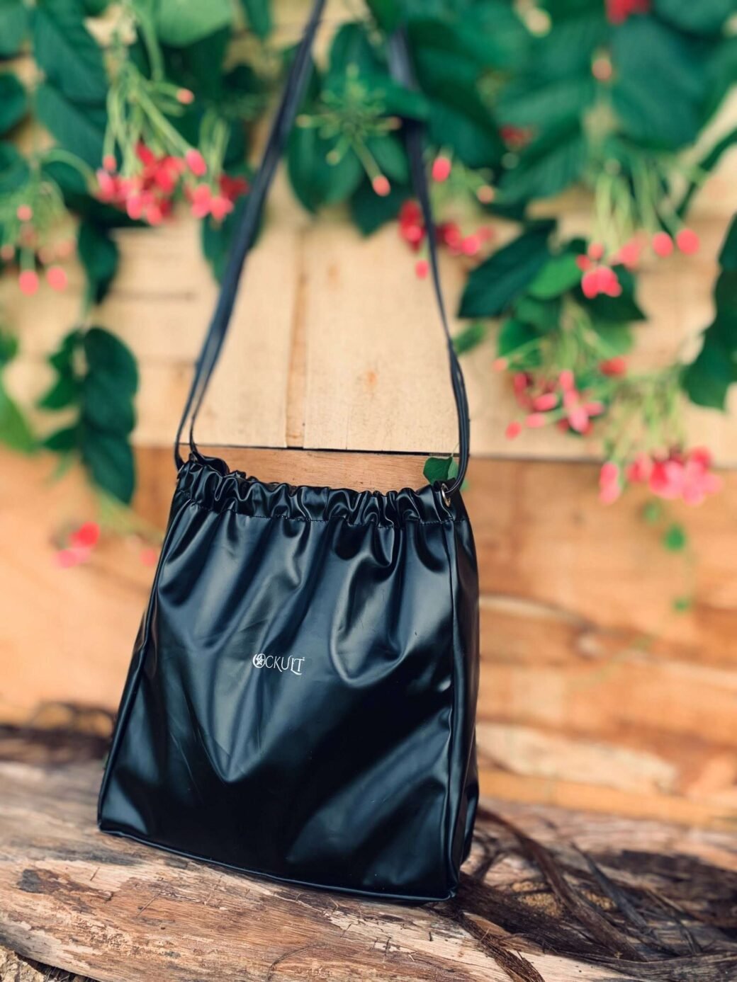 Black Strap Side Bag - Image 2