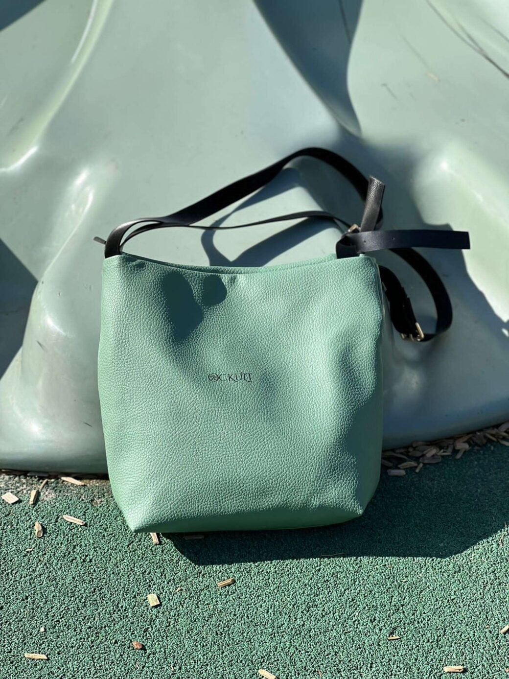 Mint Green Double Strap Bag