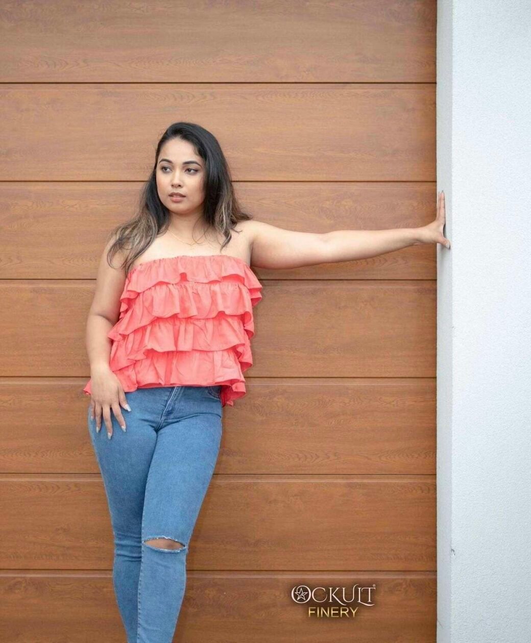 Ruffle Layered Top