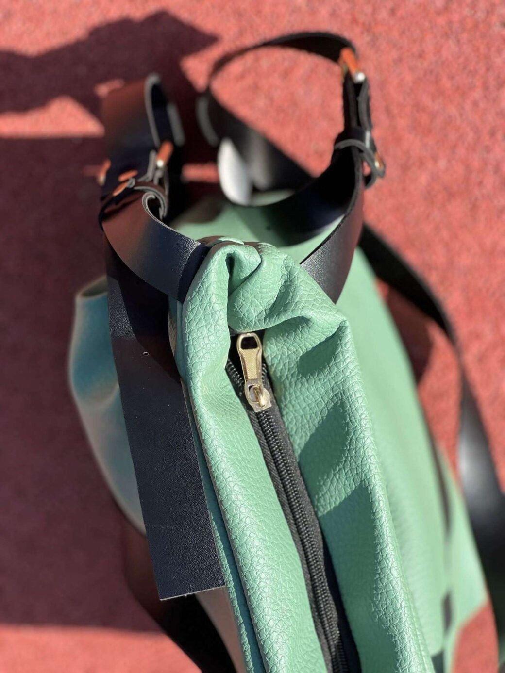 Mint Green Double Strap Bag - Image 4