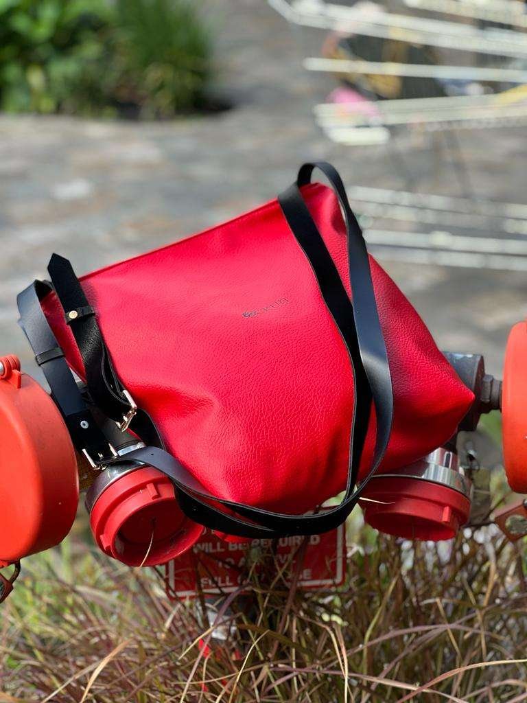 Red Double Strap Bag - Image 4