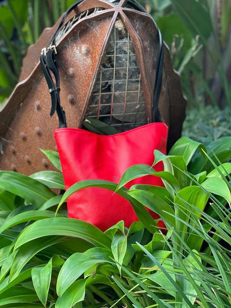 Red Double Strap Bag - Image 3