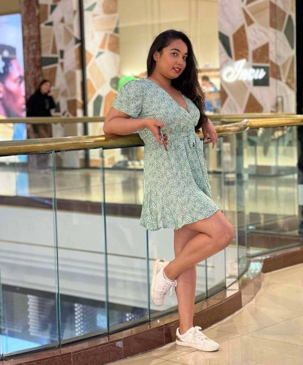 Ditsy Floral Wrap Dress - Image 4