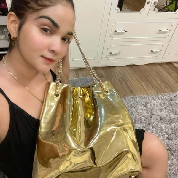 Candy Gold Double Chained Bag