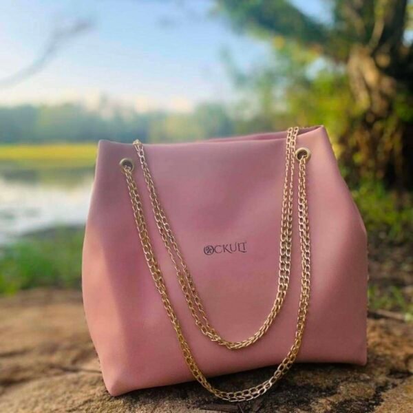 Candy Op Pink Double Chained Bag