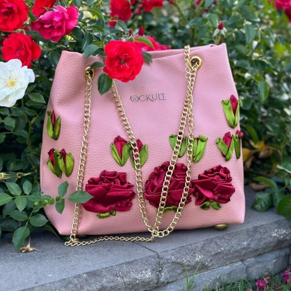 Candy Red Floral OP Bag