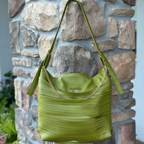 Green Fringe Bag