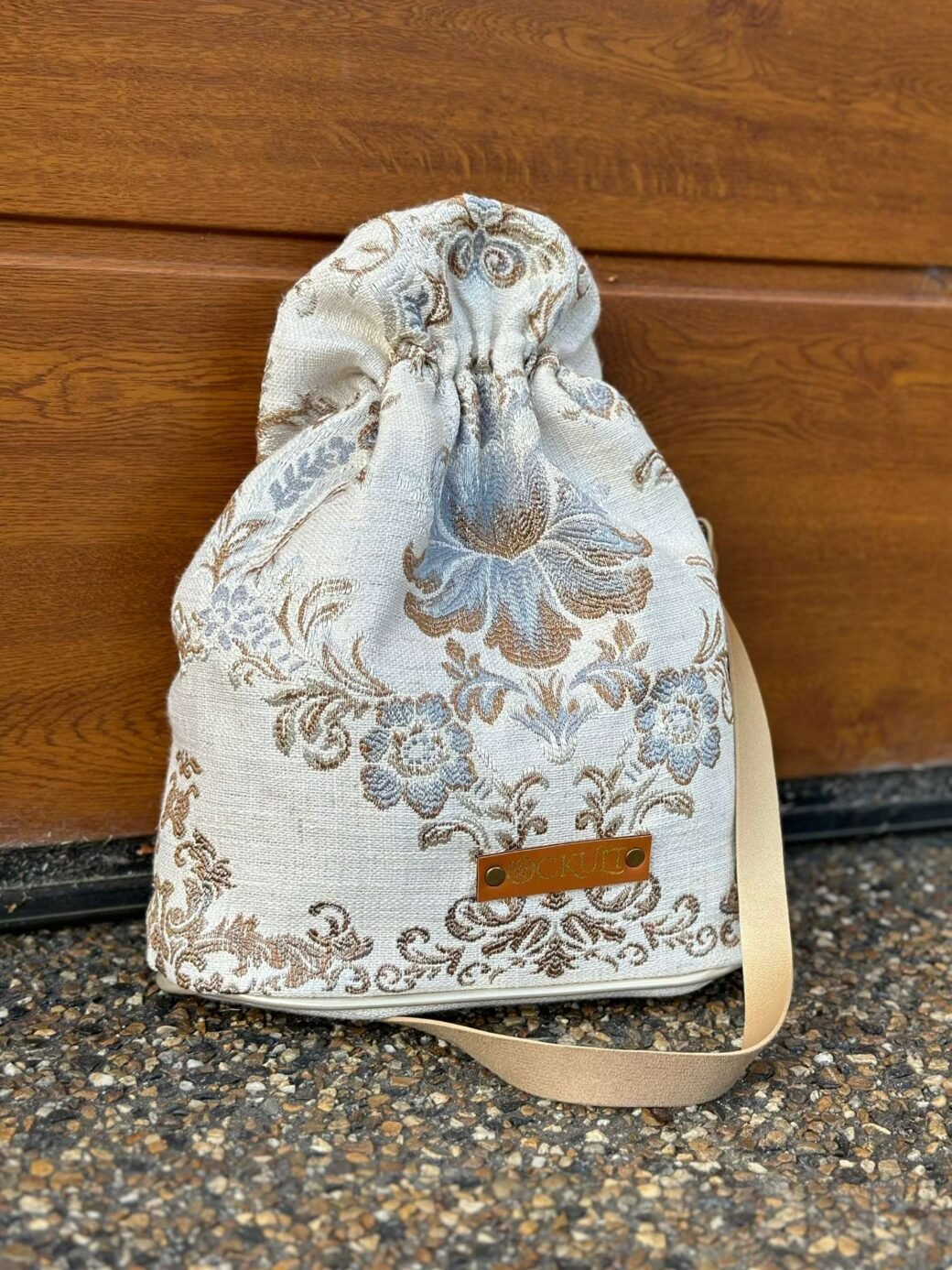 Blue Lotus Vintage Bag