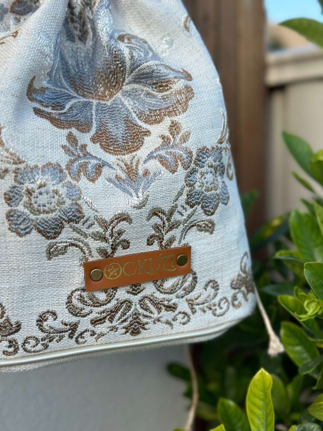 Blue Lotus Vintage Bag - Image 4