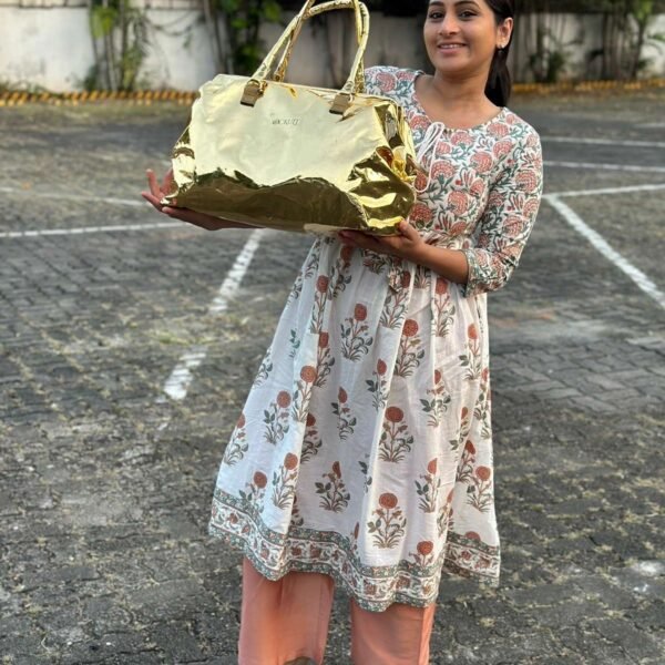 Arya Golden Diaper Bag