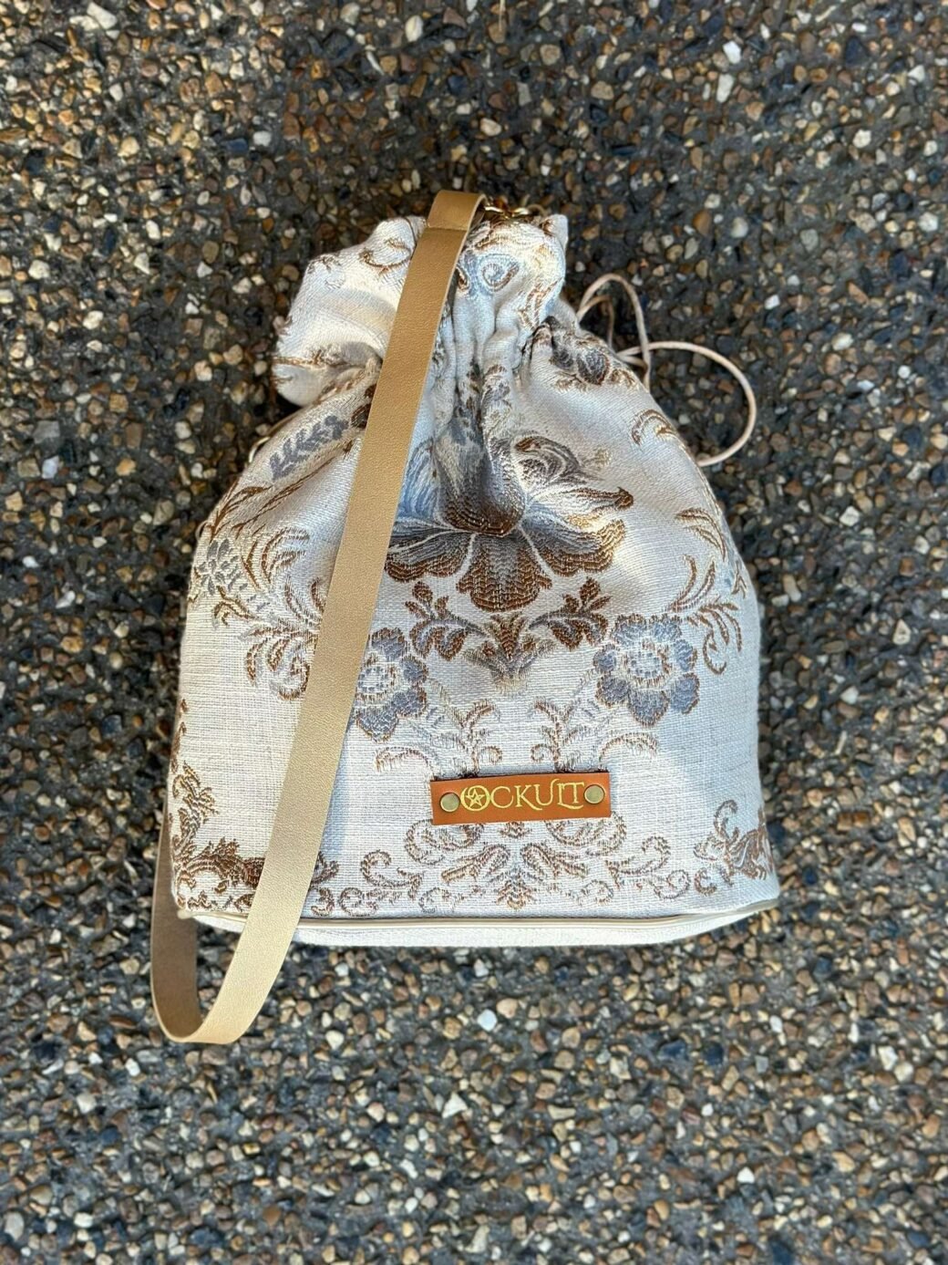 Blue Lotus Vintage Bag - Image 2