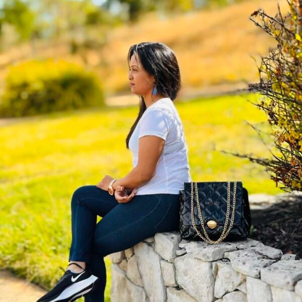 Black Quilted Small Shoulder Bag