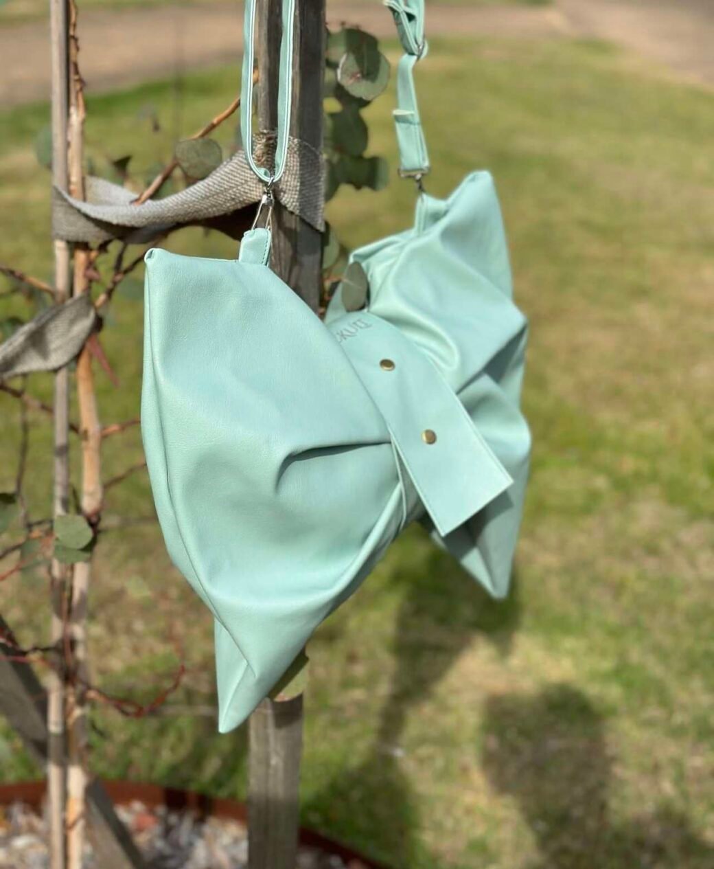 Mint Green Bow Bag - Image 2