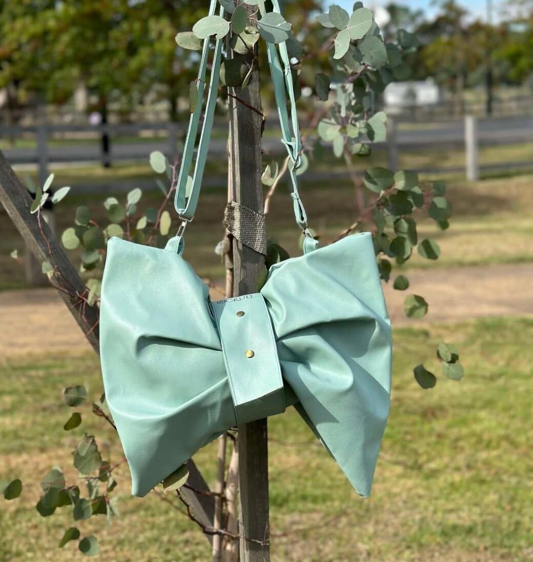 Mint Green Bow Bag
