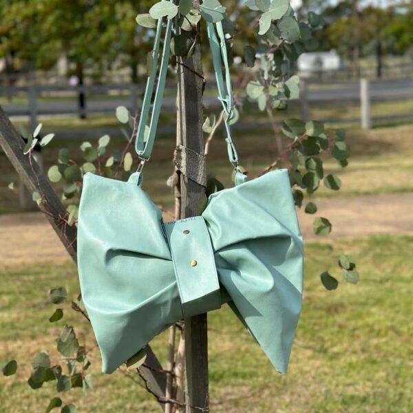 Mint Green Bow Bag