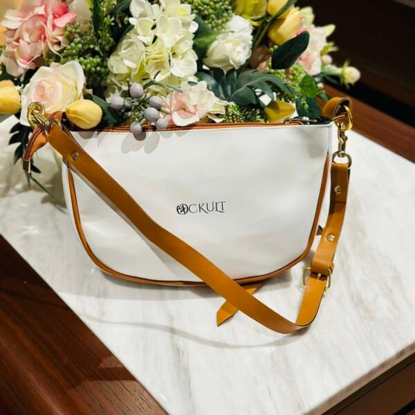 White Small Shoulder  Bag
