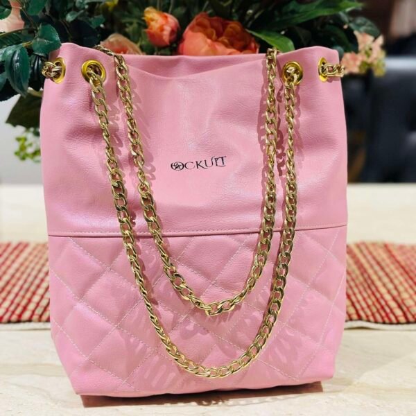 Purple Quilted  Bag