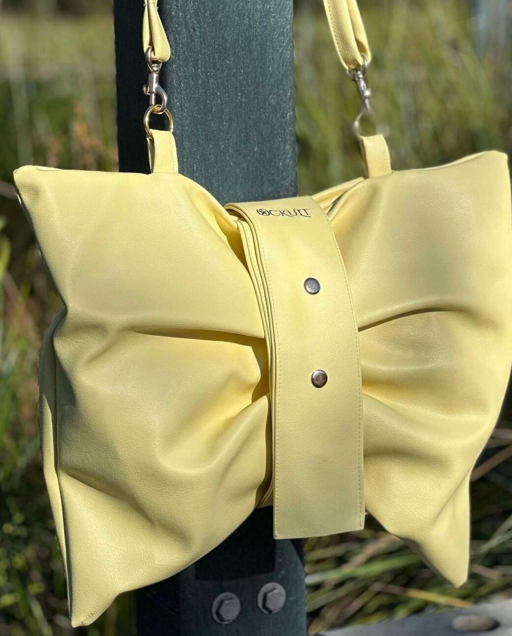 Yellow Bow Bag