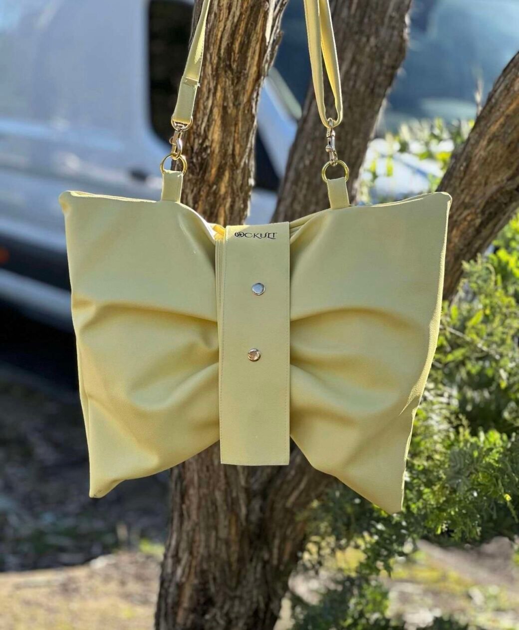 Yellow Bow Bag - Image 4