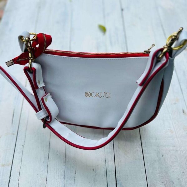 White Red Wire Small Shoulder  Bag