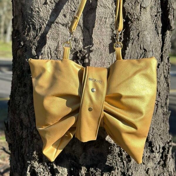 Gold Bow Bag