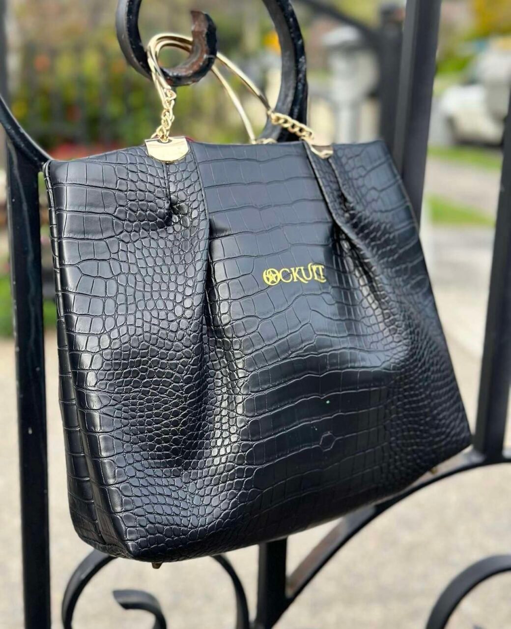 Black CR Clutch Bag - Image 3