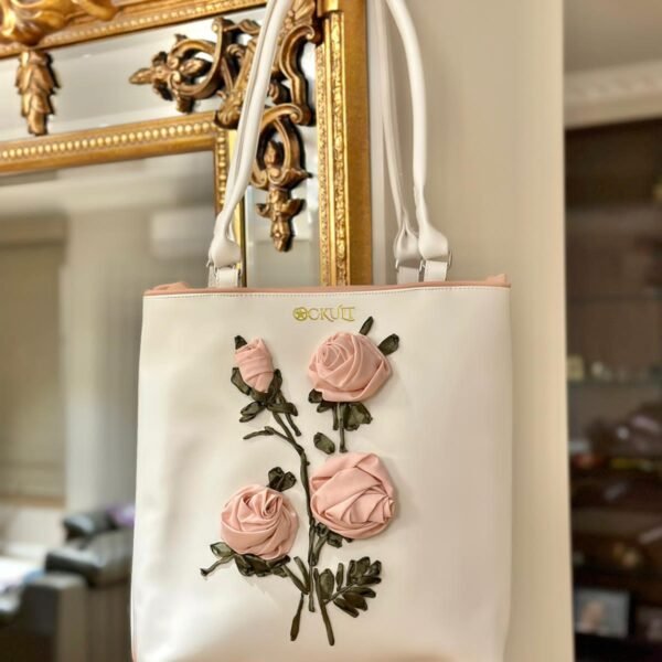 Pink Vintage Rose Bag
