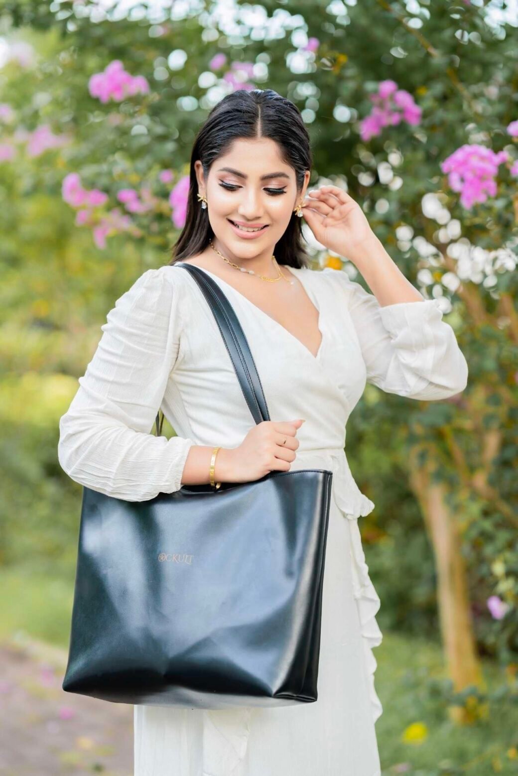 Black Tote Bag - Image 2