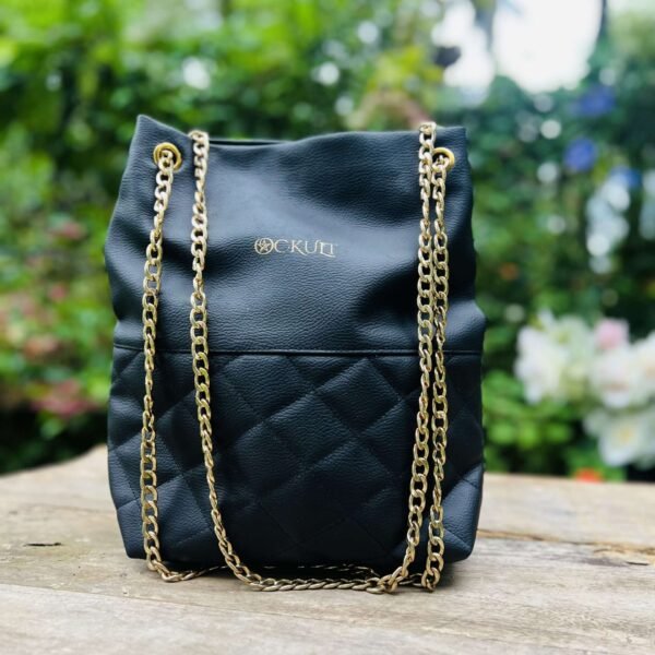 Black Quilted  Bag