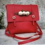 Red Floral Back Pack