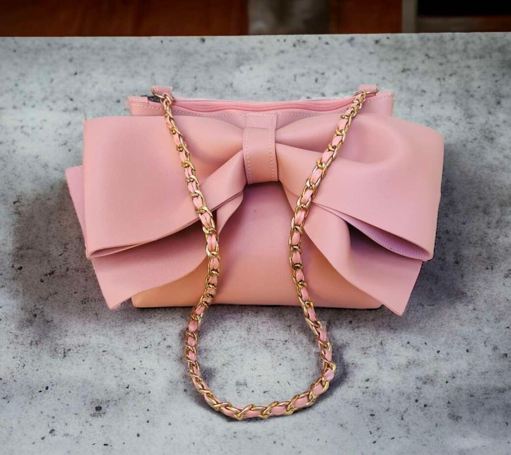 Pink Small Bow Bag - Image 2