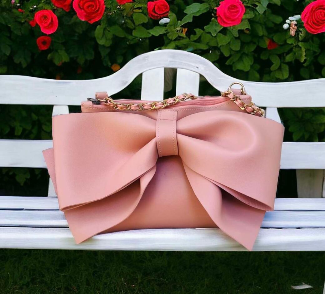 Pink Small Bow Bag