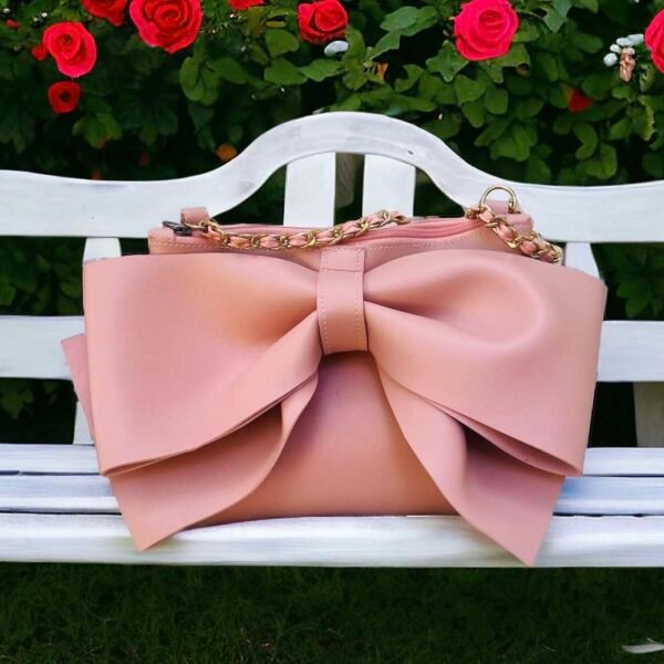 Pink Small Bow Bag