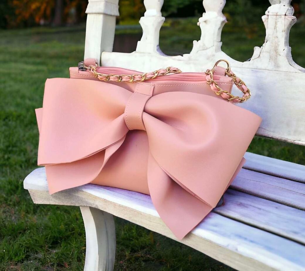 Pink Small Bow Bag - Image 4