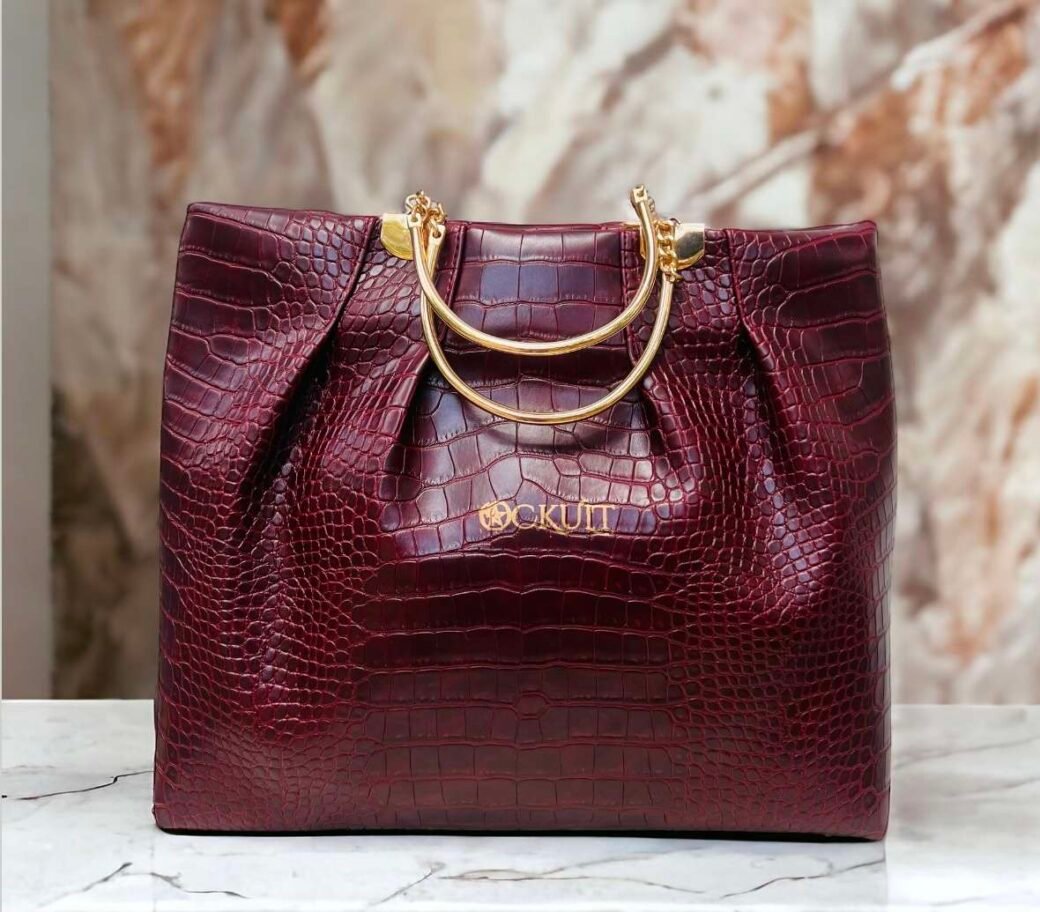 Maroon CR Clutch Bag - Image 2
