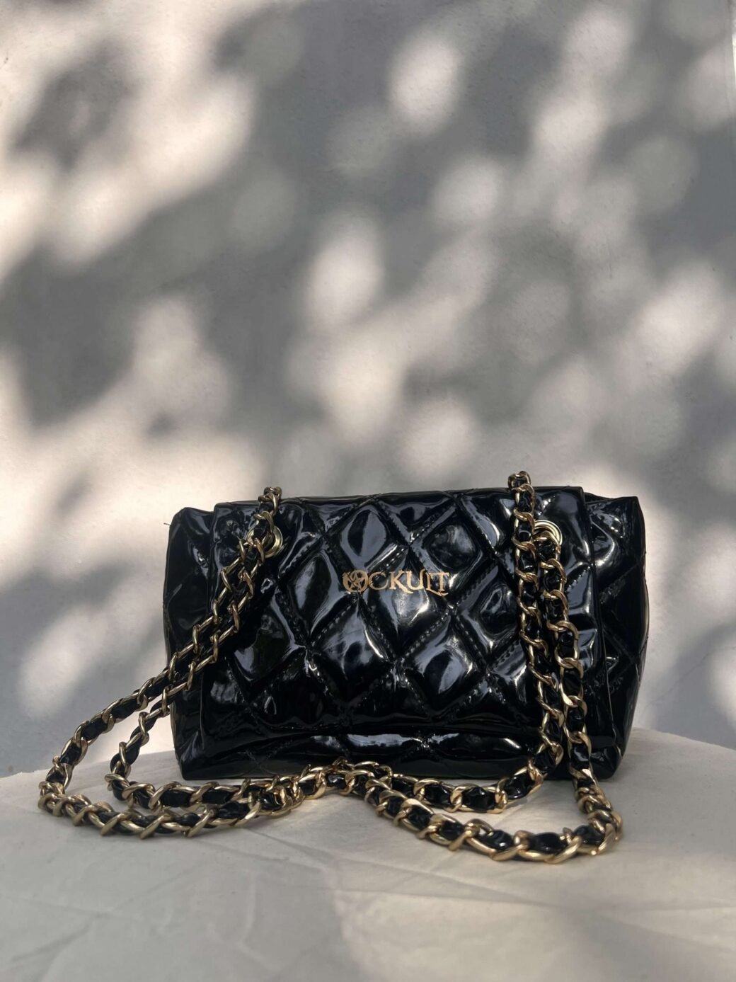Black Quilted Small  Bag