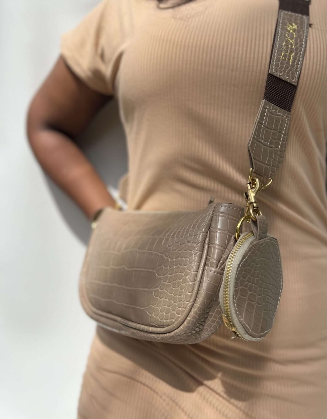 KAV Unisex Bag Beige Color - Image 2