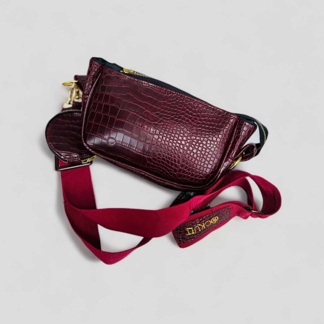 KAV Unisex Bag Maroon color - Image 2