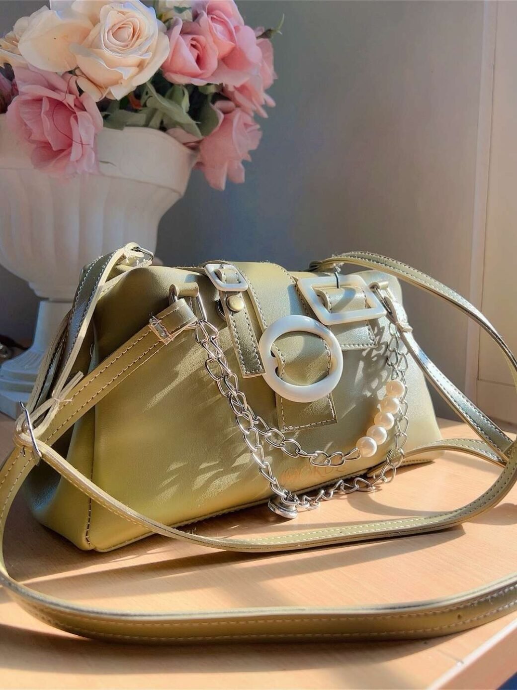 Deco Green Strap Bag
