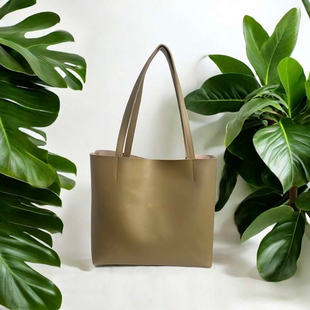 Olive Green Everyday Tote Bag - Image 2