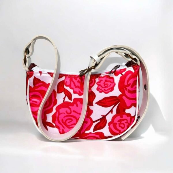Red Floral Shoulder  Bag