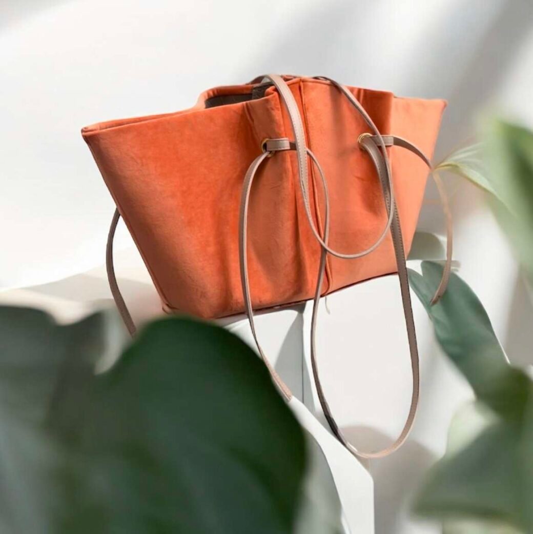 Velvet orange Sky Bag - Image 2