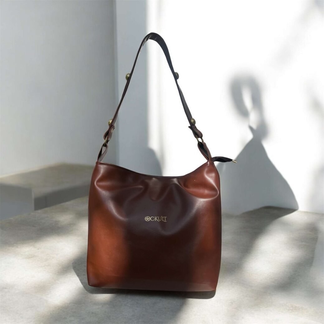 Dark Brown Shoulder Bag - Image 3