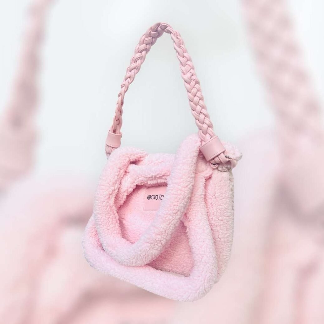 Pink Fur Tote Bag - Image 2