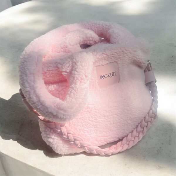 Pink Fur Tote Bag