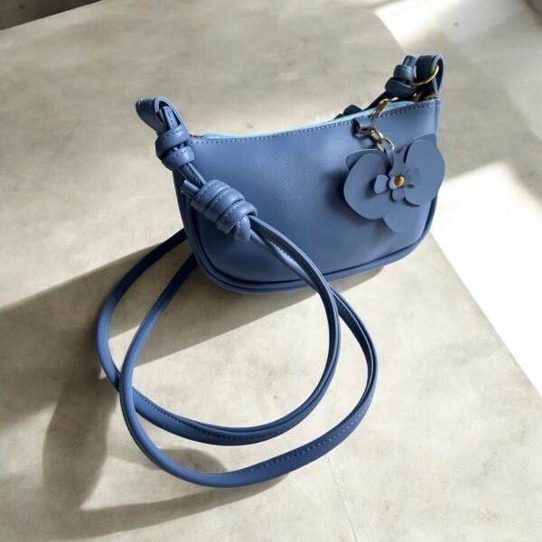 Light Blue Orchid Small Bag