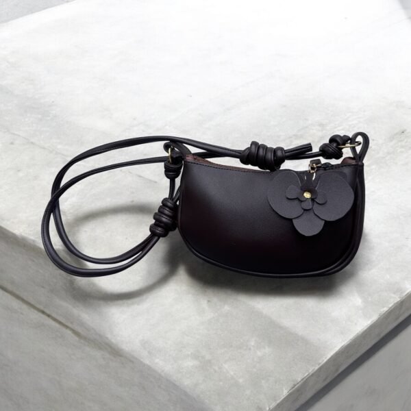 Dark Brown Orchid Small Bag